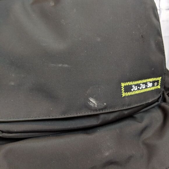 jujube ju-ju-be diaper black purse tote bag green - Picture 7 of 8